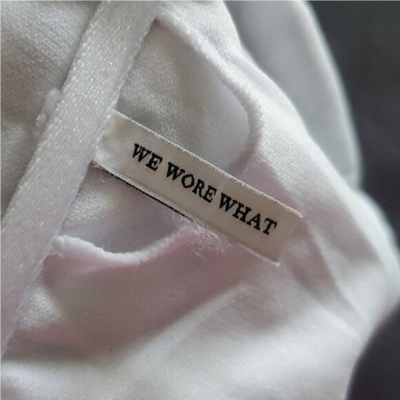 We Wore What Green and White Striped Bikini Top - Picture 4 of 5